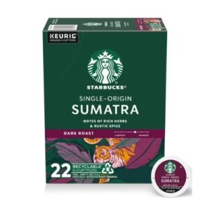 Starbucks Cápsulas Sumatra (Dark Roast) x22