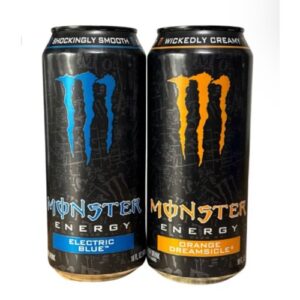 Monster Energy Electric Blue + Orange Dreamsicle 473ml x2