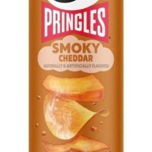Pringles Smoky Cheddar Potato Crisps Chips