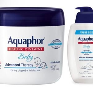 Aquaphor Baby Everyday Essentials Value Size Kit, Baby Essentials 2-Piece Kit