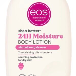 eos Shea Better Body Lotion for Dry Skin, Strawberry Dream
