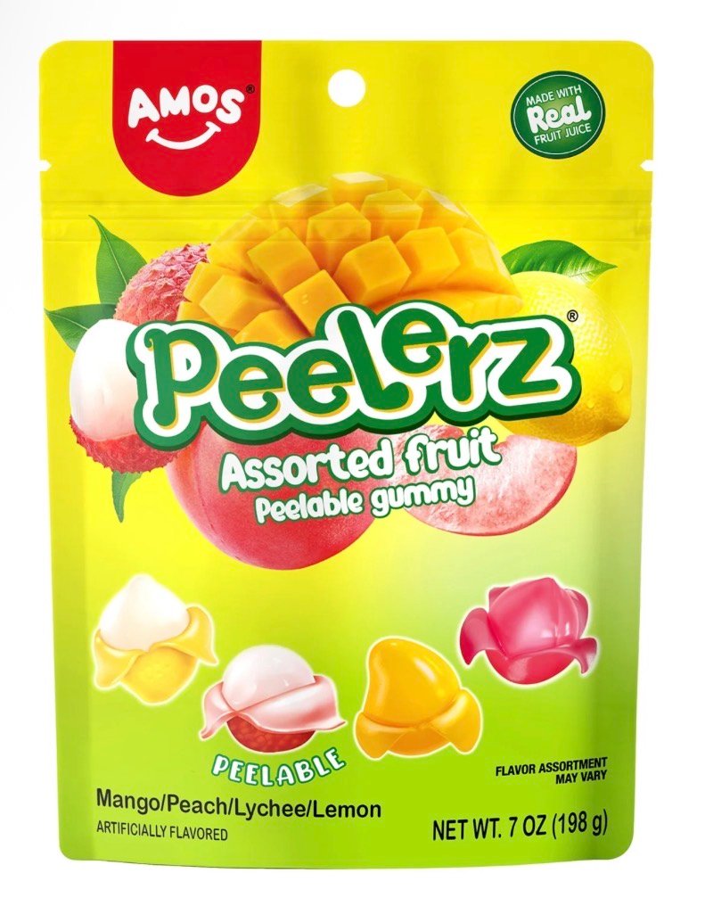 AMOS Peelerz Variety Pack Peelable Gummy Candy