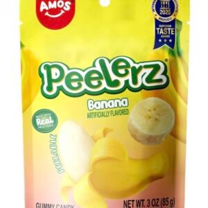 AMOS Peelerz Banana Gummy Candy