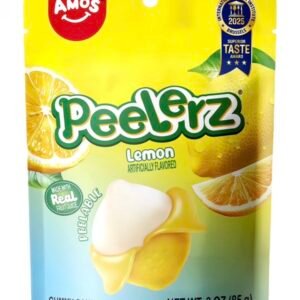 AMOS Peelerz Sour Lemon Gummy Candy (3 oz / 85 g)