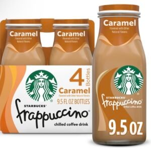 Starbucks Frappuccino Chilled Coffee Drink – Caramel (Pack de 4)